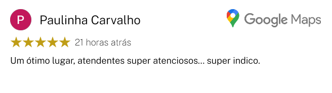 Avaliações da empresa no google maps